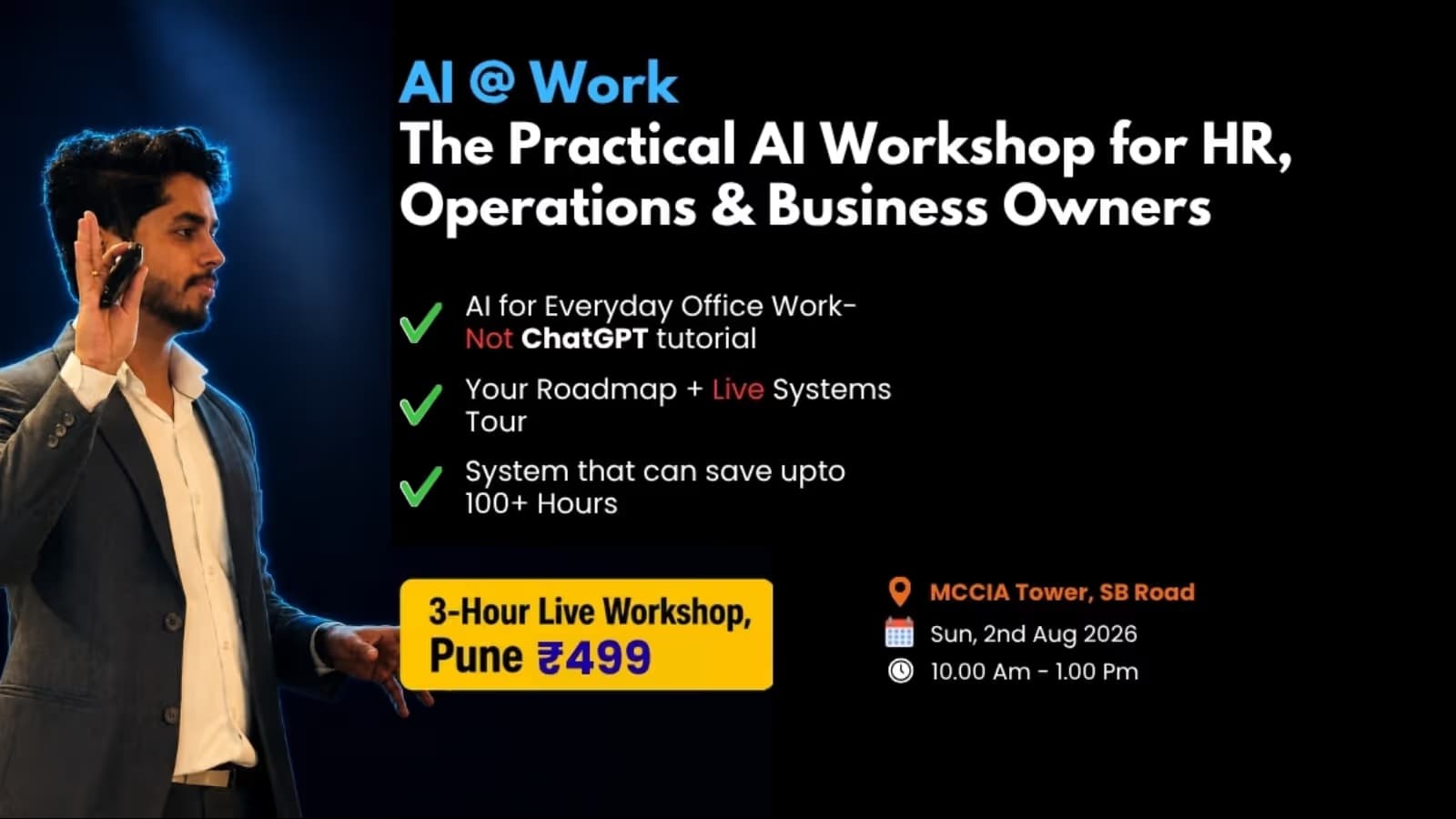 AI @ Work The Practical AI Workshop for HR, Operations & Business Owners