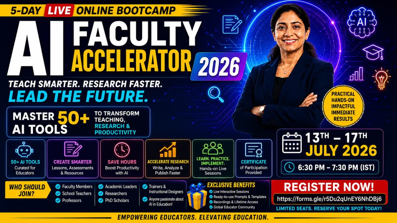 AI Faculty Accelerator 2026, a 5-Day Live Online Bootcamp