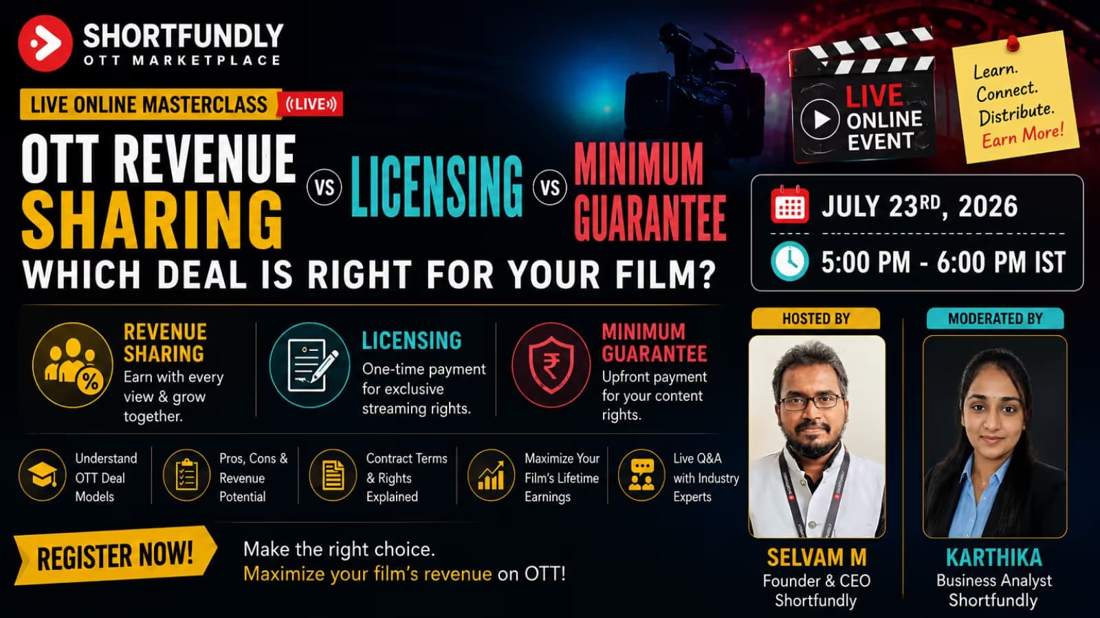 OTT Revenue Sharing vs Licensing vs Minimum Guarantee: Which Deal Is Right for Your Film?