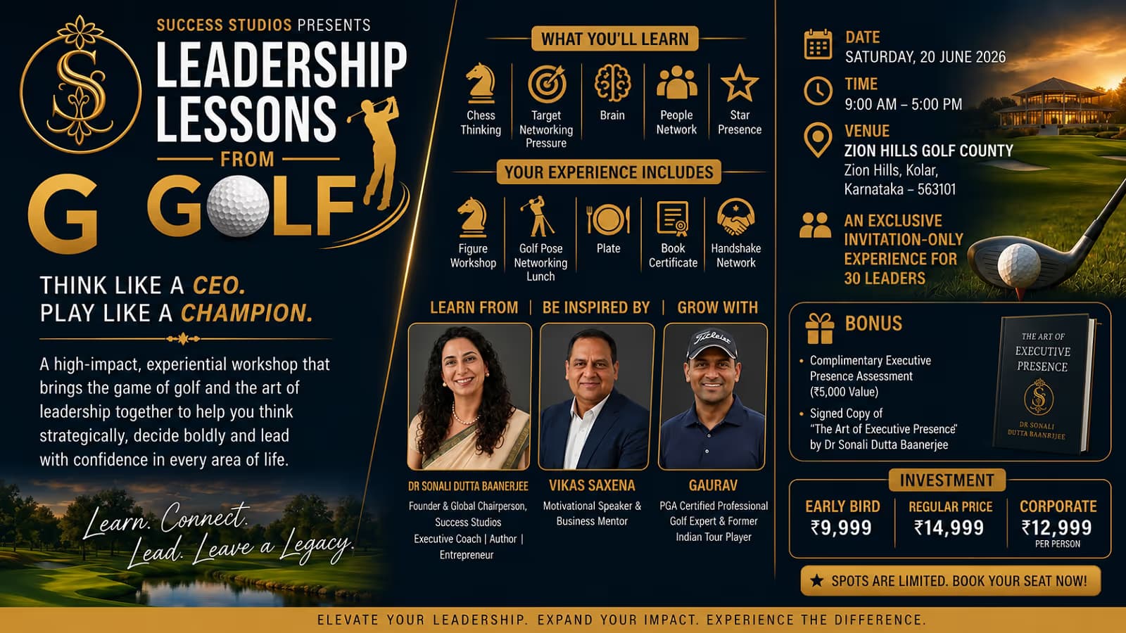 LEADERSHIP LESSONS FROM GOLF