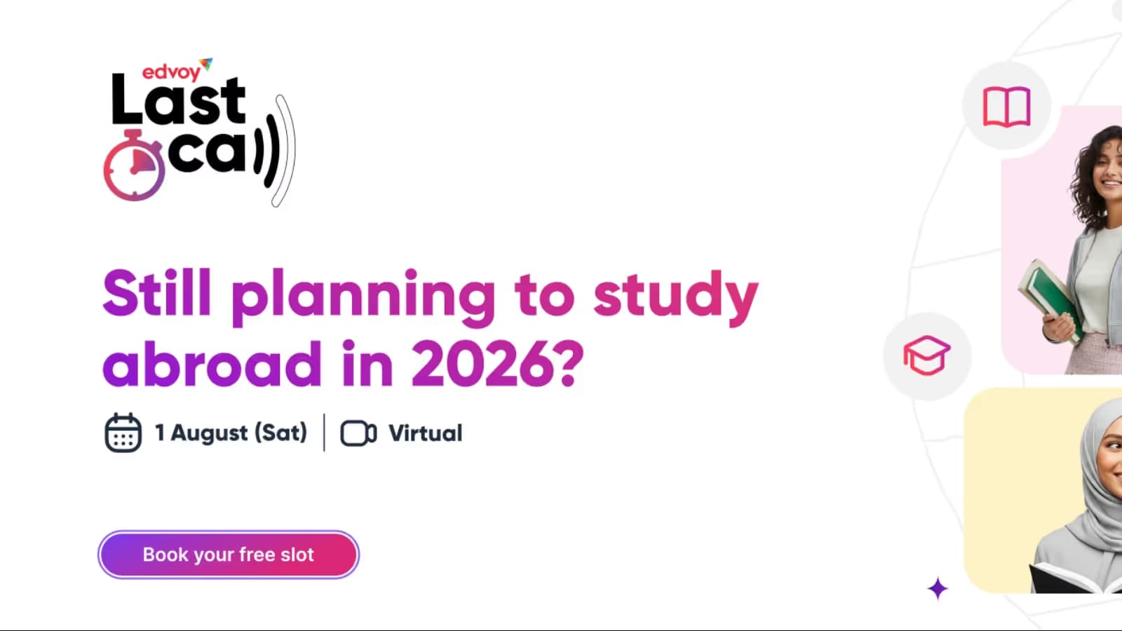 Last Call: 2026 Study Abroad Virtual Admissions Day for Indian Students