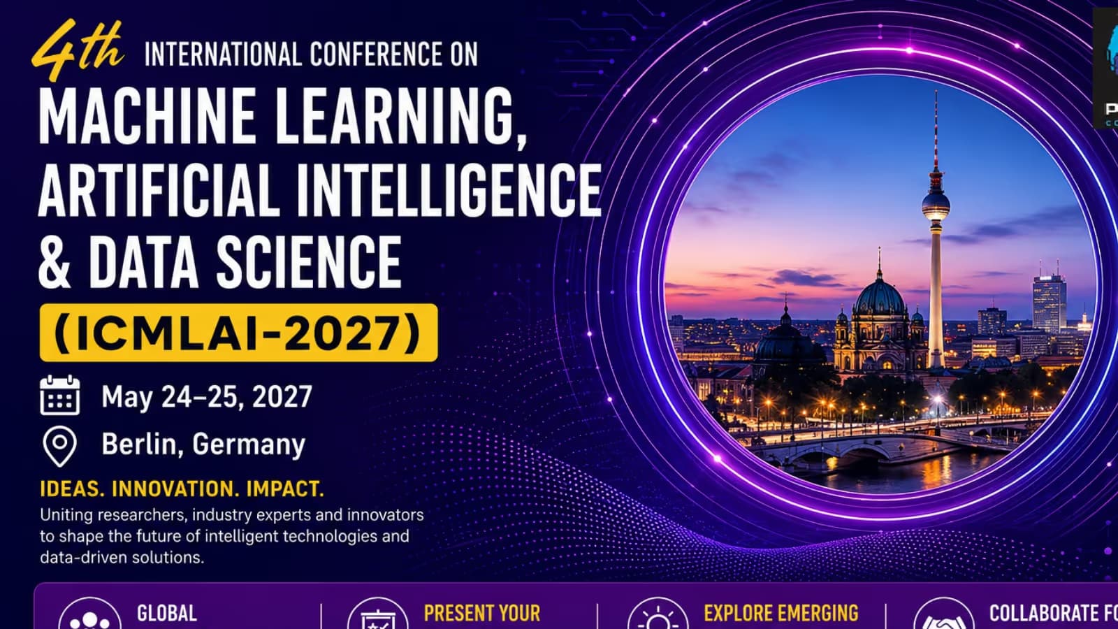 4th International Conference on Machine Learning, Artificial Intelligence & Data Science