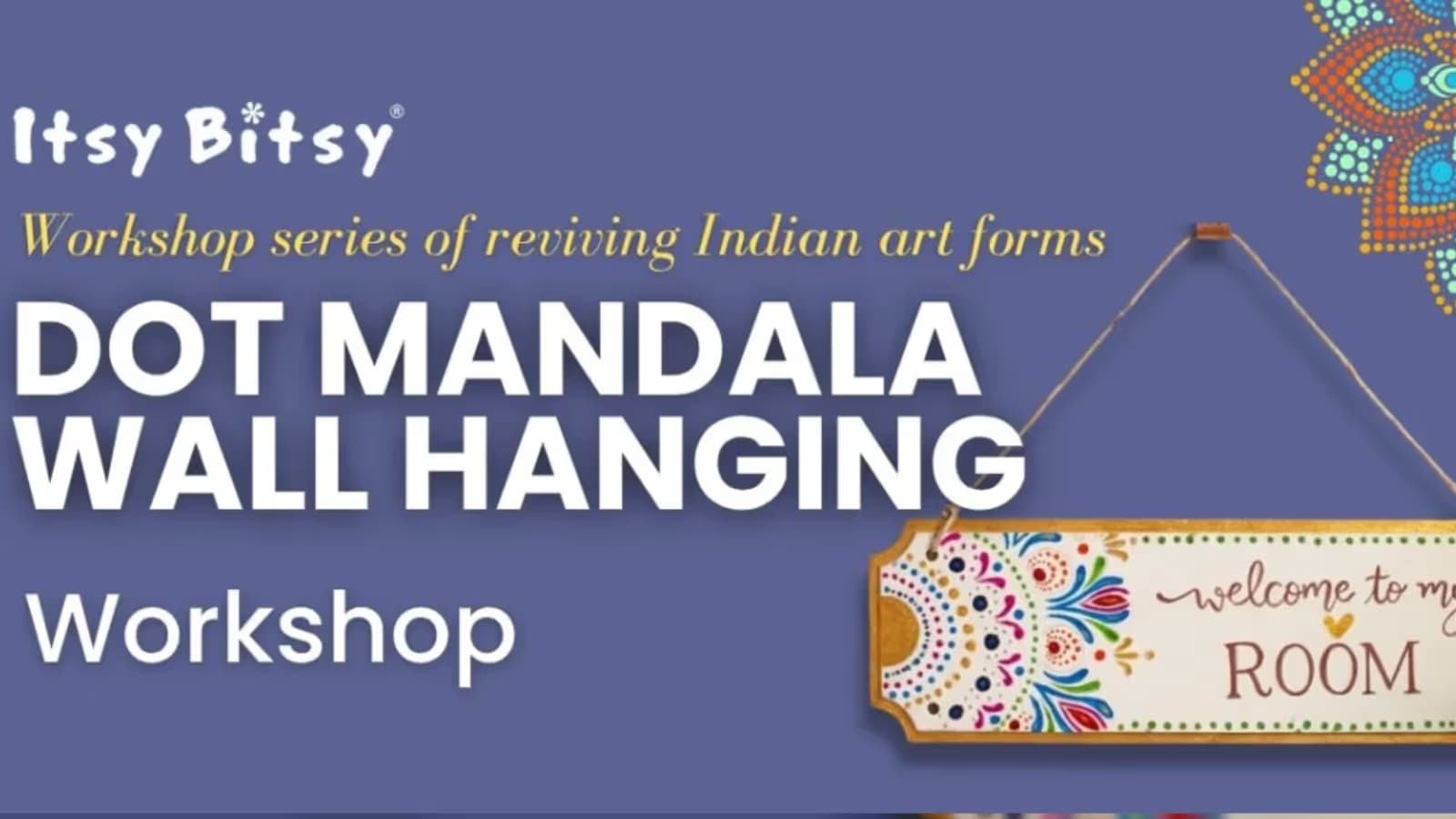 Dot Mandala Wall Hanging Workshop in Jaipur