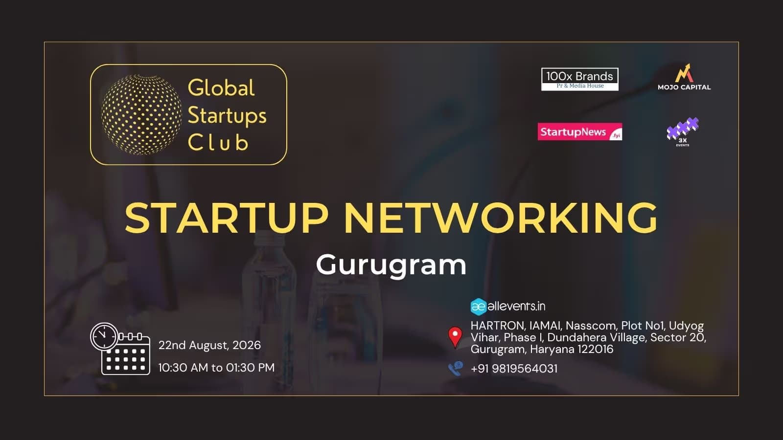 GLOBAL STARTUPS CLUB l STARTUP NETWORKING GURUGRAM 2026