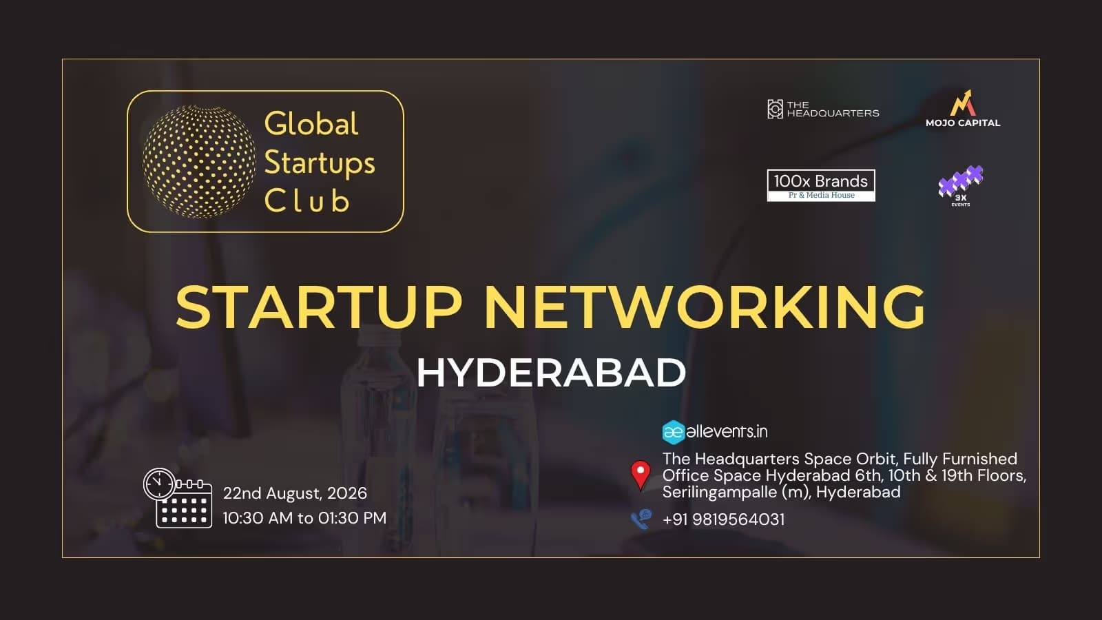 GLOBAL STARTUPS CLUB l STARTUP NETWORKING HYDERABAD 2026