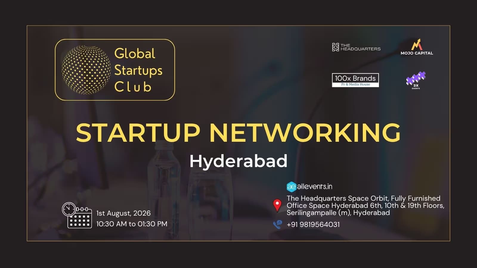 GLOBAL STARTUPS CLUB l STARTUP NETWORKING HYDERABAD 2026