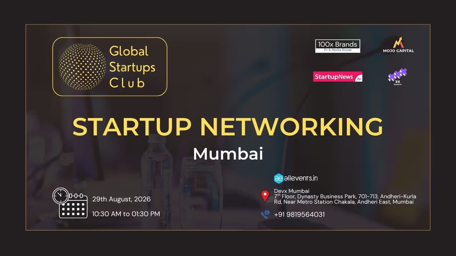 GLOBAL STARTUPS CLUB l STARTUP NETWORKING MUMBAI 2026