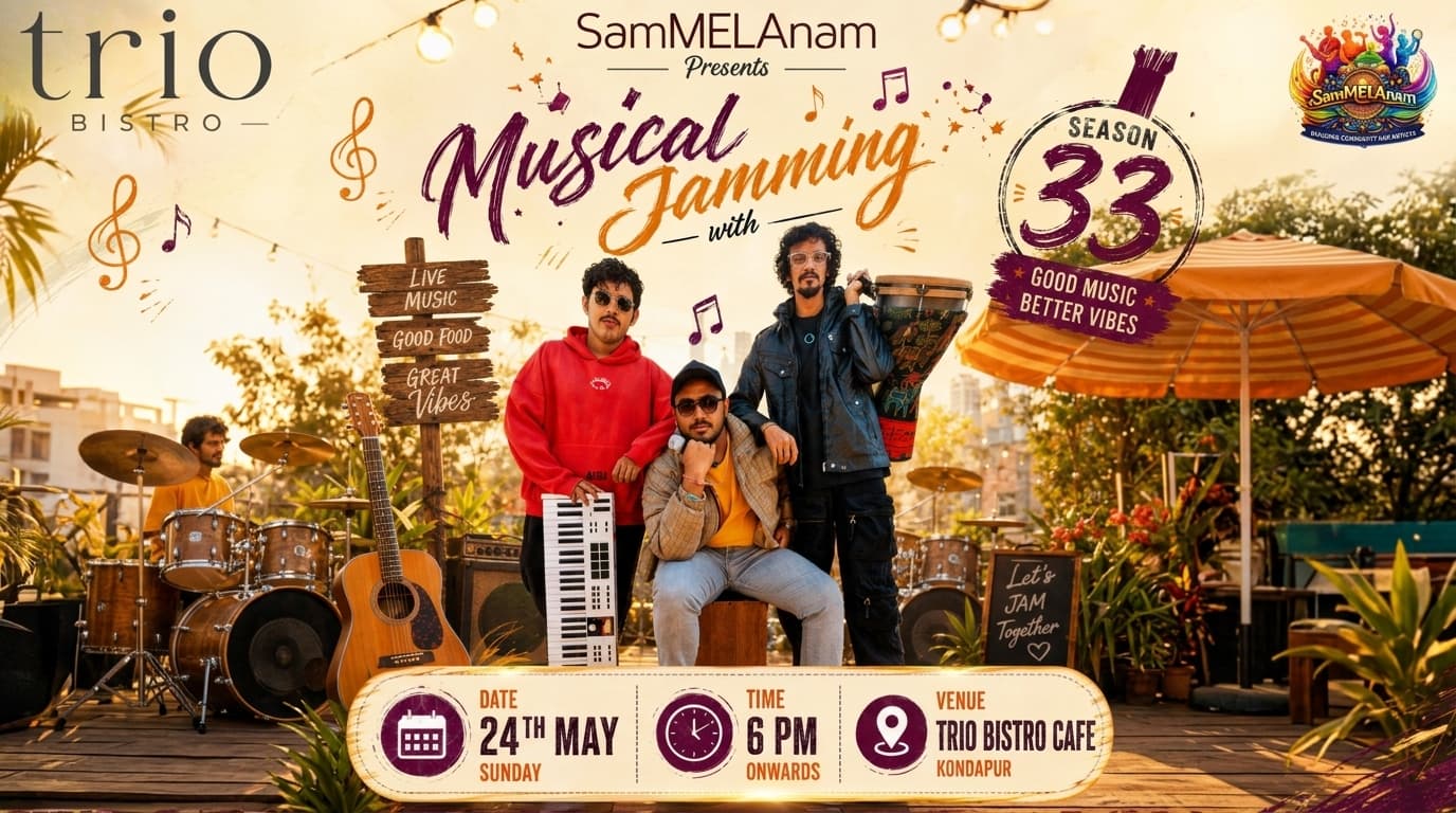 Rhythmic Fusion Band Sarvothama X Racha Rambola Live Jam