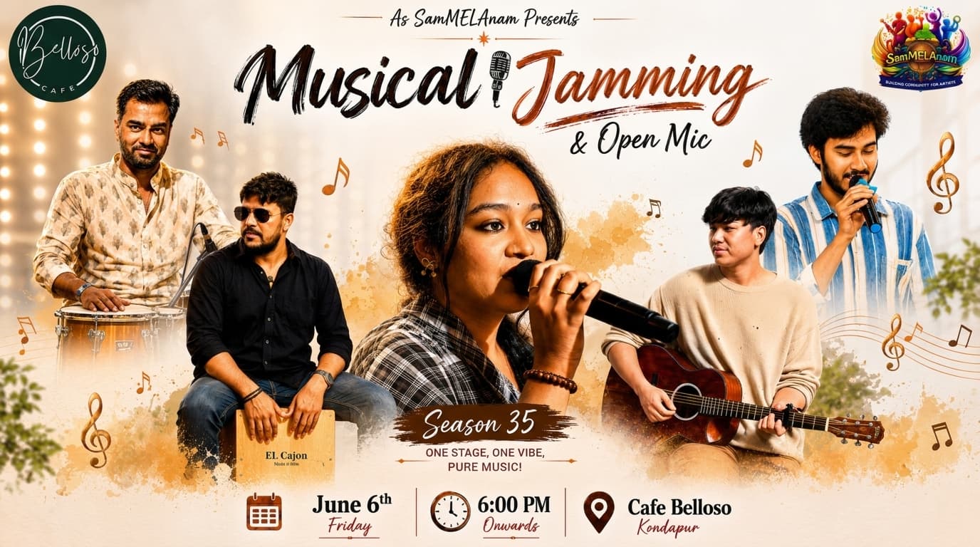 Sri Raagam: Unplugged Melodies & Open Mic