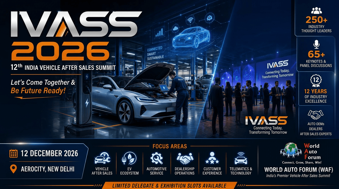 12th IVASS India Vehicle After Sales Summit by World Auto Forum WAF