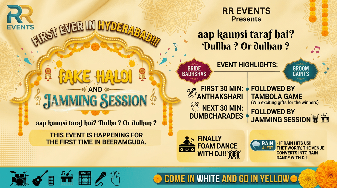 Fake Haldi and Jamming Session