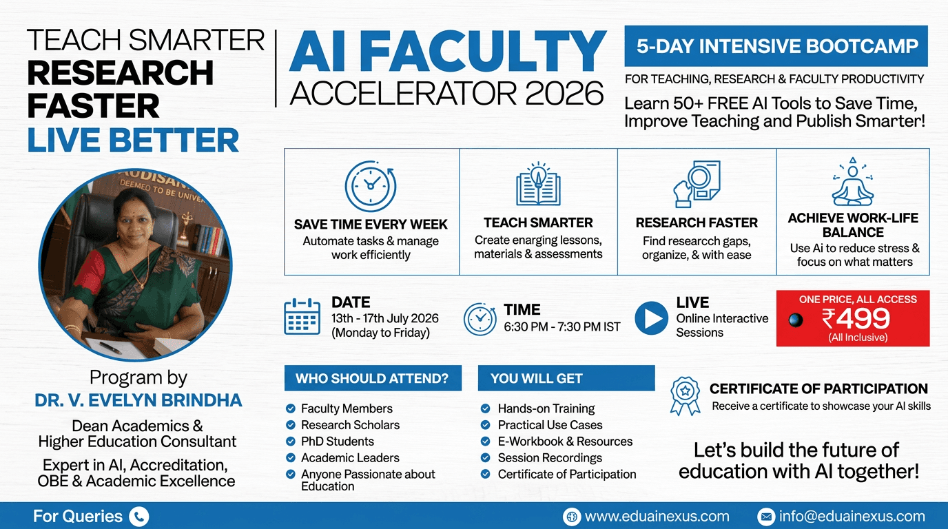AI Faculty Accelerator 2026, a 5-Day Live Online Bootcamp