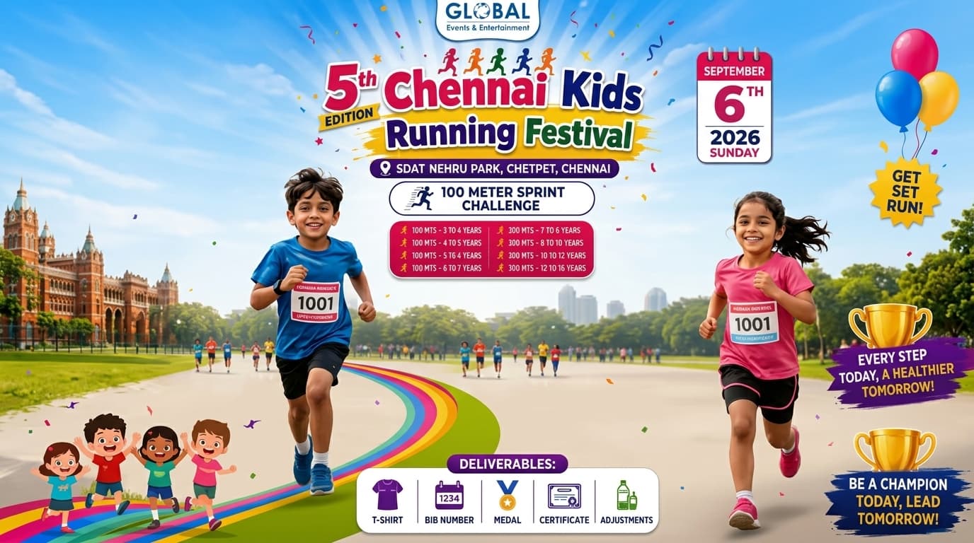 Chennai Kids Running Festival 2026 - 5th Edition