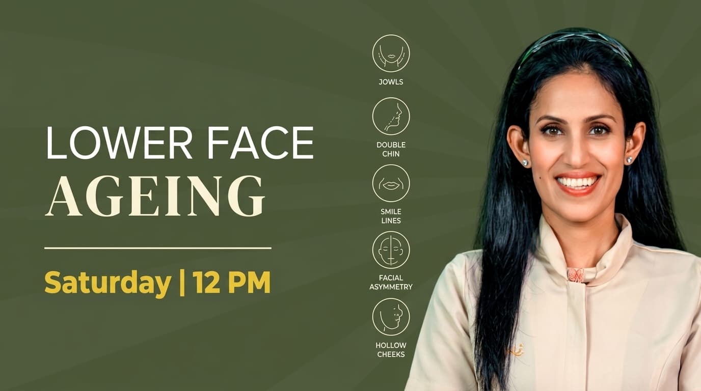 Natural Face Yoga Class for Lower Face Ageing | Reduce Jowls, Double Chin & Smile Lines