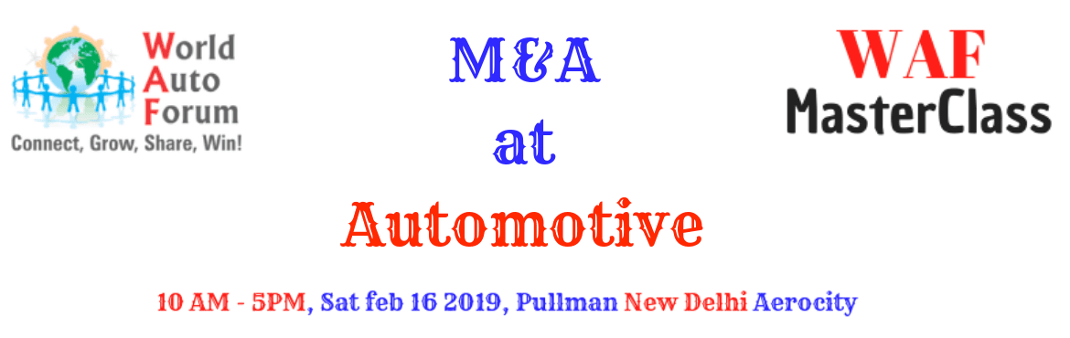 WAF MandA Masterclass by World Auto Forum