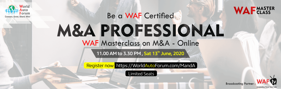 WAF Master Class with Certification on M and A