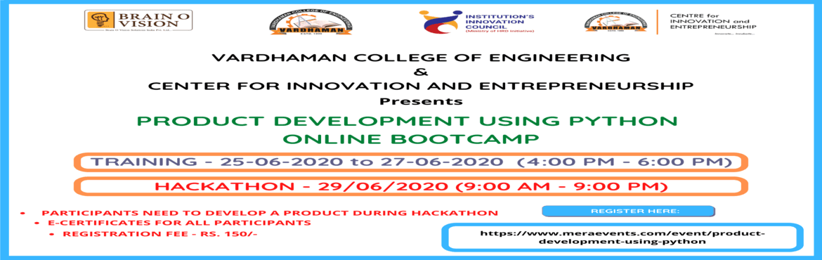 PRODUCT DEVELOPMENT USING PYTHON