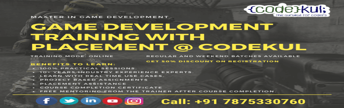 Unity Game Development Training Courses at CodeKul