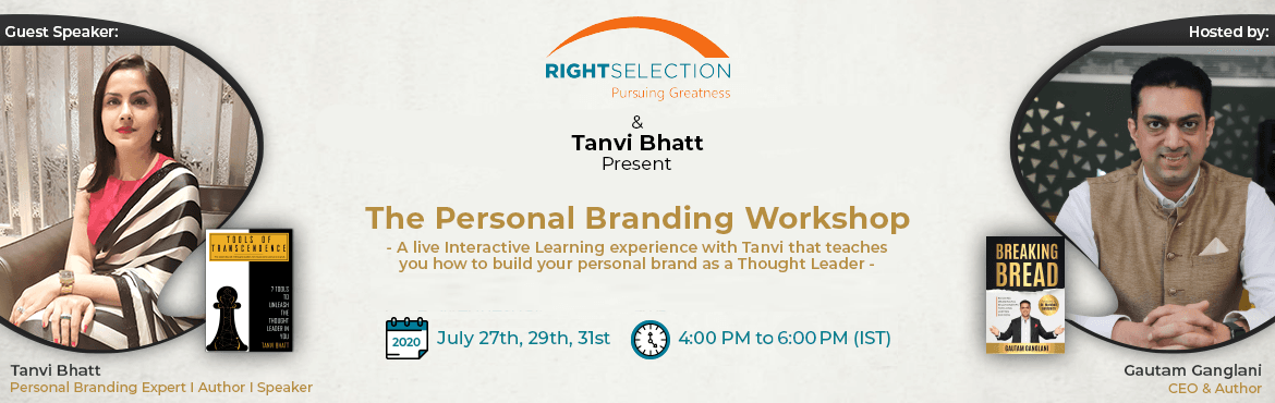 The Personal Branding Workshop with Tanvi Bhatt