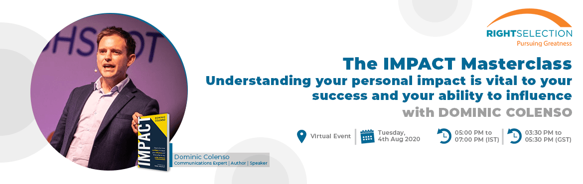 The IMPACT Masterclass with Dominic Colenso