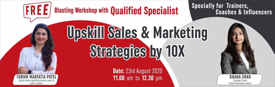 Upskill sales and marketing strategies of Influencer by 10x