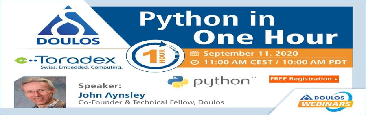Webinar: Python in One Hour