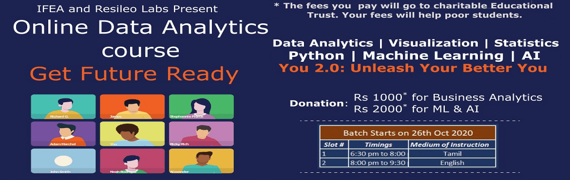 Training in Data Analytics ML AI