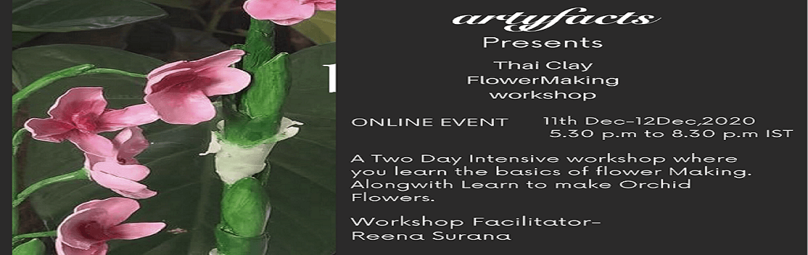 Thai Clay Flower Making