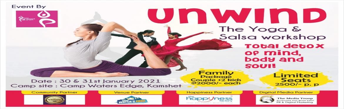 UNWIND by FREE RUNNERS YOGA- Yoga, Salsa and Camping at Lakeside