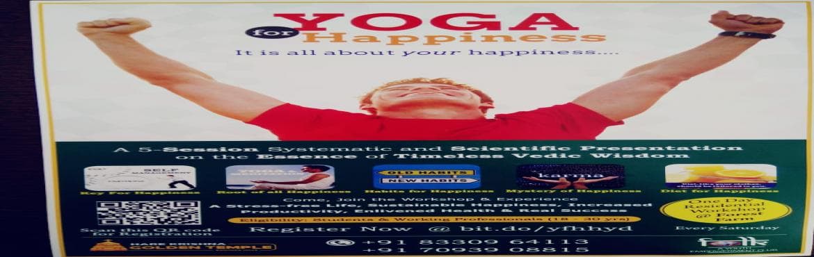 YOGA FOR HAPPINESS - ISKCON Workshop