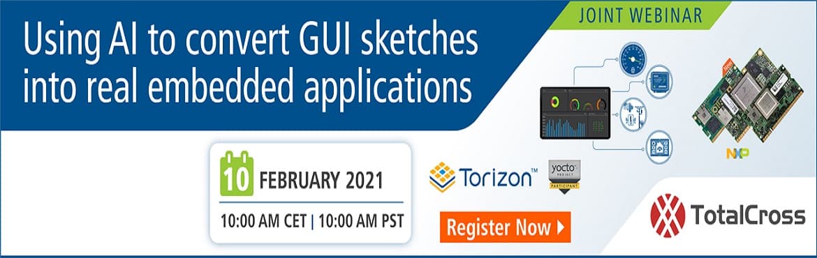 Webinar: Using AI to convert GUI sketches into real embedded applications