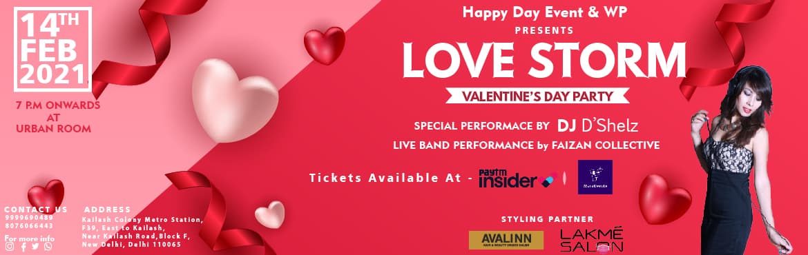 LOVE STORM Valentines Day Party