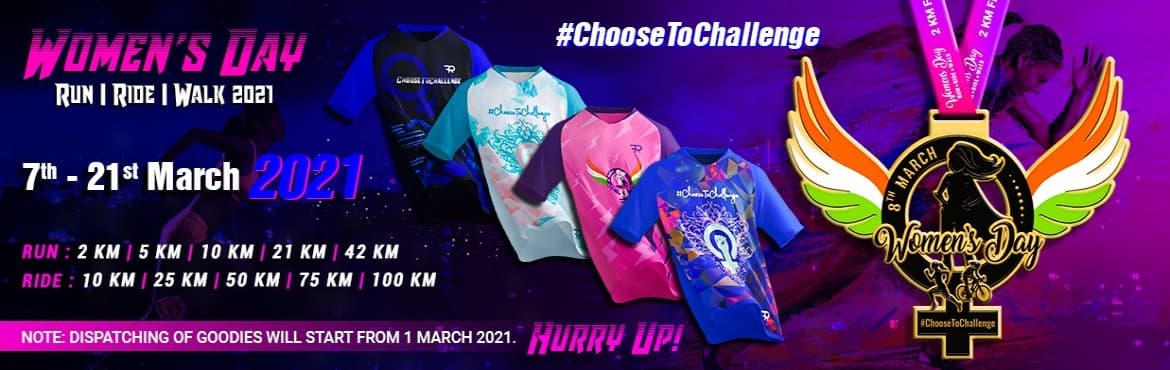Womens Day Run - Ride - Walk 2021