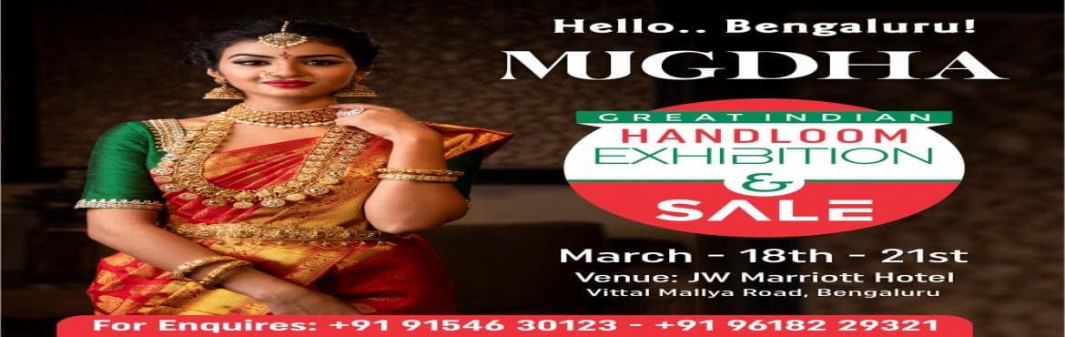 The Great Indian Handloom Exhibition Sale From Mugdha is back at Bengaluru