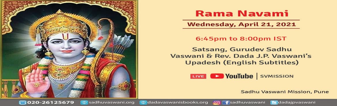 Rama Navami | LIVE Satsang | April 21, 2021