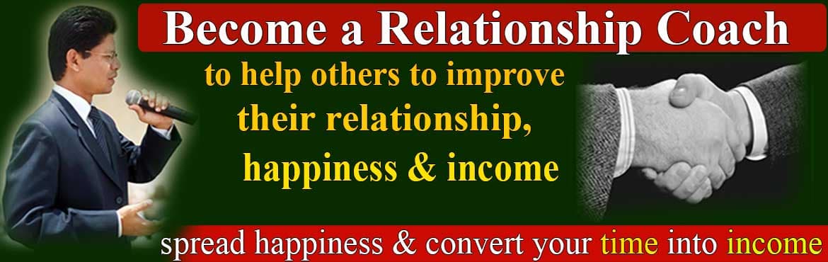 Become a Relationship Coach to spread happiness