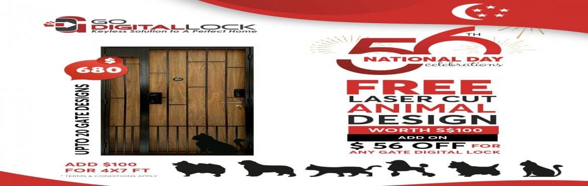 National Day Offer for Mild Steel Gate 2021
