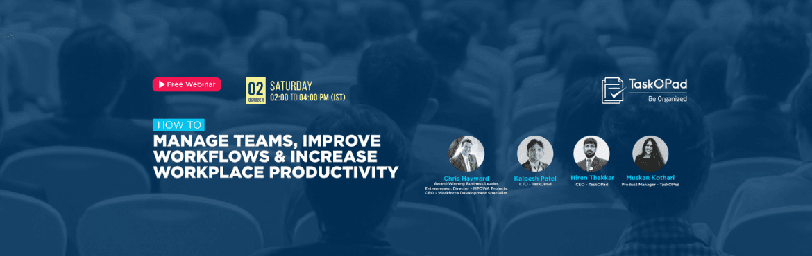 Presenting Webinar on Managing Teams and Improving Workflows