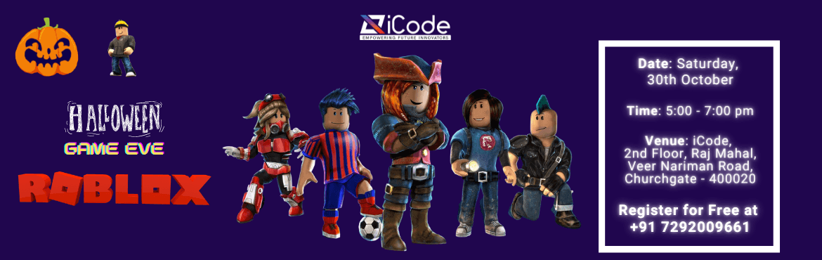 Halloween Game Eve with Roblox at iCode Mumbai