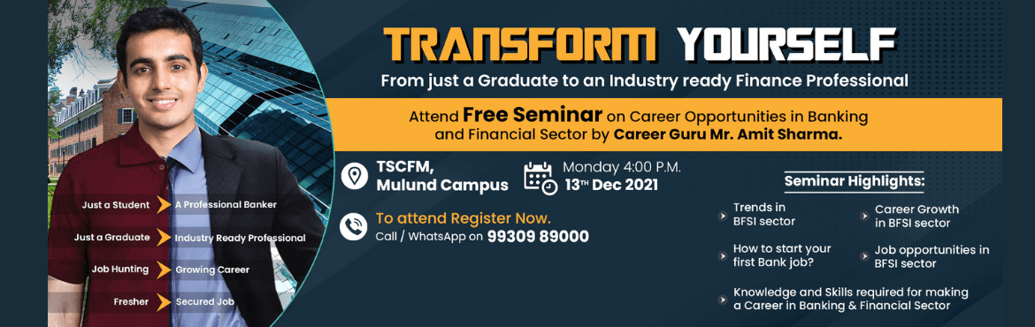 Transform Yourself - Career in BFSI