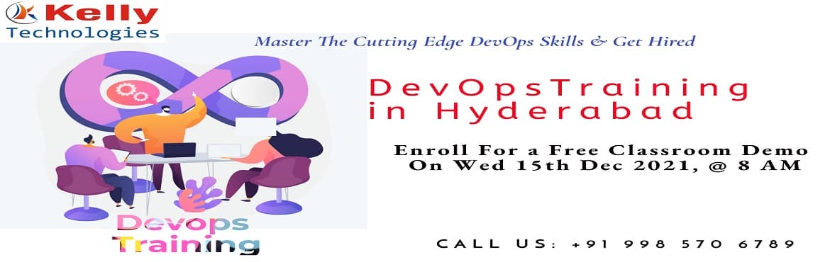 Pre-Register For Free Demo On DevOps Attended By Experts On Wed 15th Dec 2021, @ 8 AM