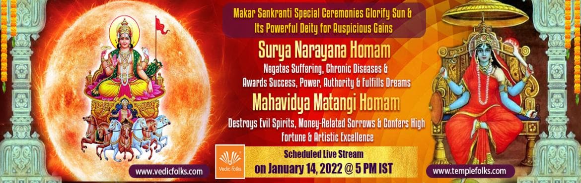 Surya Narayana Homam and Mahavidya Matangi Homam