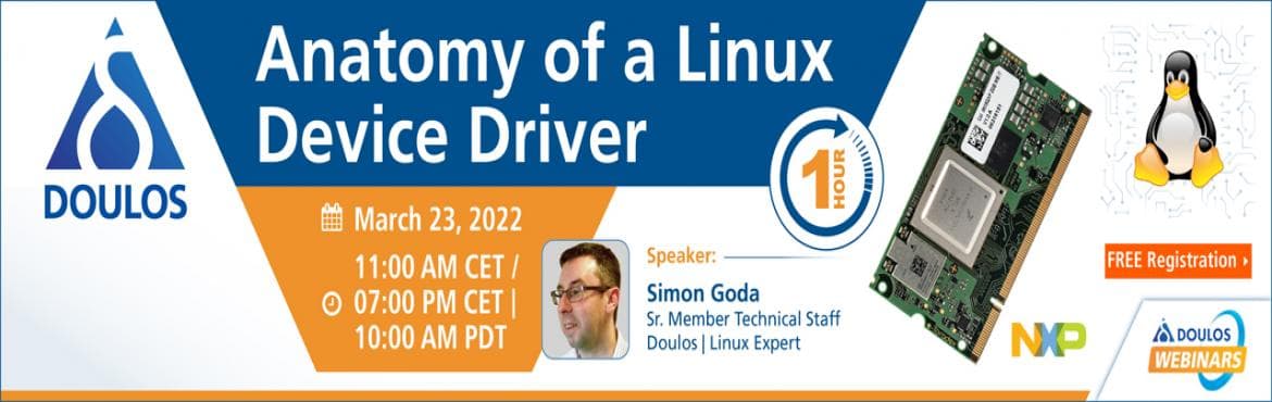 Webinar: Anatomy of a Linux Device Driver