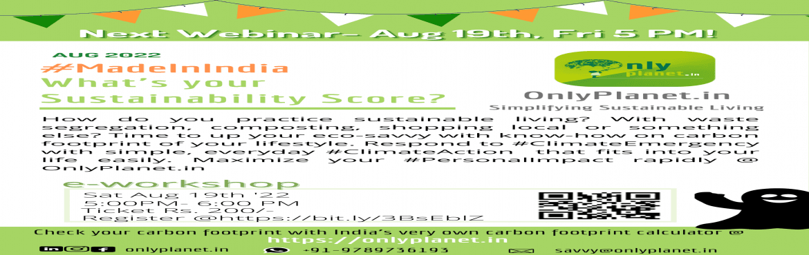 WHAT IS YOUR SUSTAINABILITY SCORE