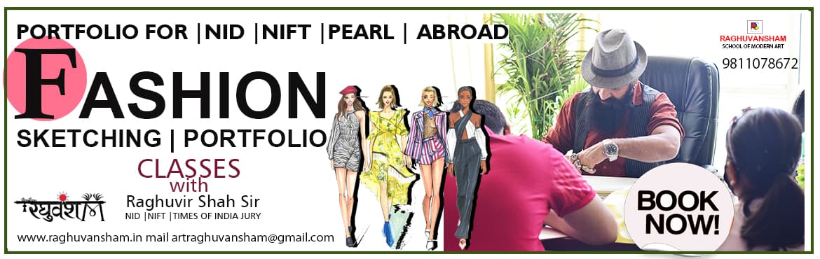 Portfolio Preparation for NID NIFT PEARL ABROAD
