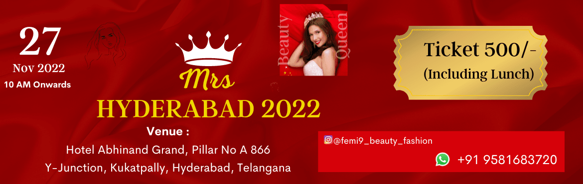 Mrs Hyderabad 2022 Finale