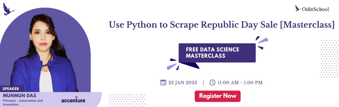 Use Python to Scrape Republic Day Sale | Free Masterclass