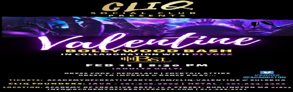 Valentine Bollywood Bash by CLIQ Social Club