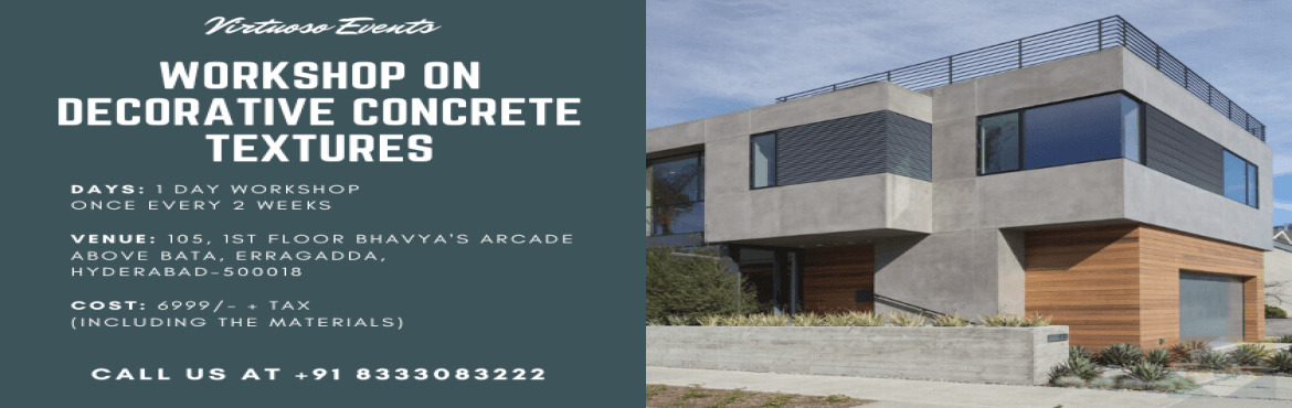 Workshop on Decorative Concrete Textures