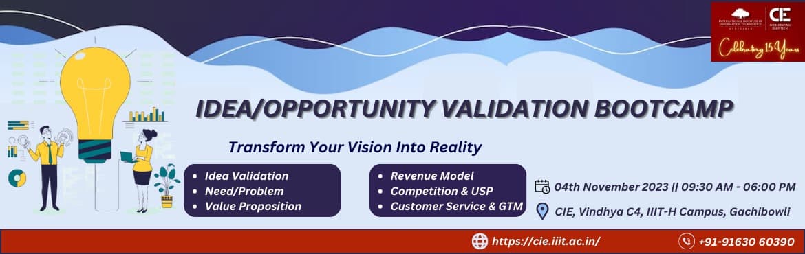 Idea/Opportunity Validation Bootcamp